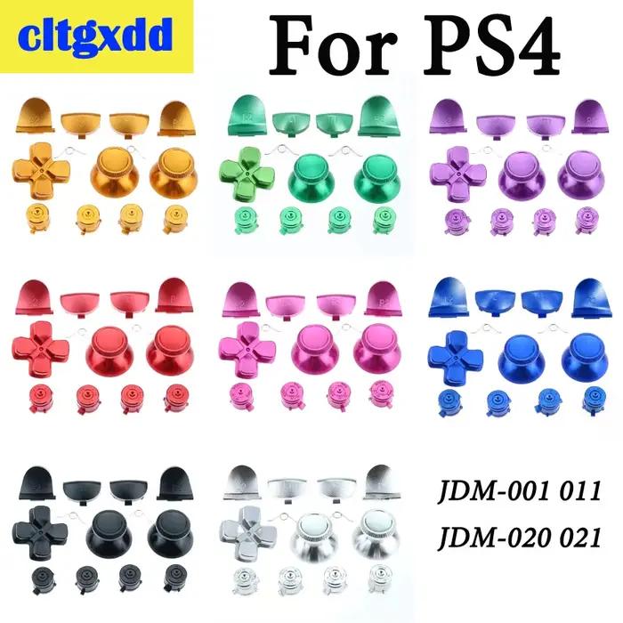 1 ensemble En Aluminium Métal Contrôleur Analogique Poignée et Boutons de Balle d-pad L1 R1 L2 R2 Déclencheur pour PS4