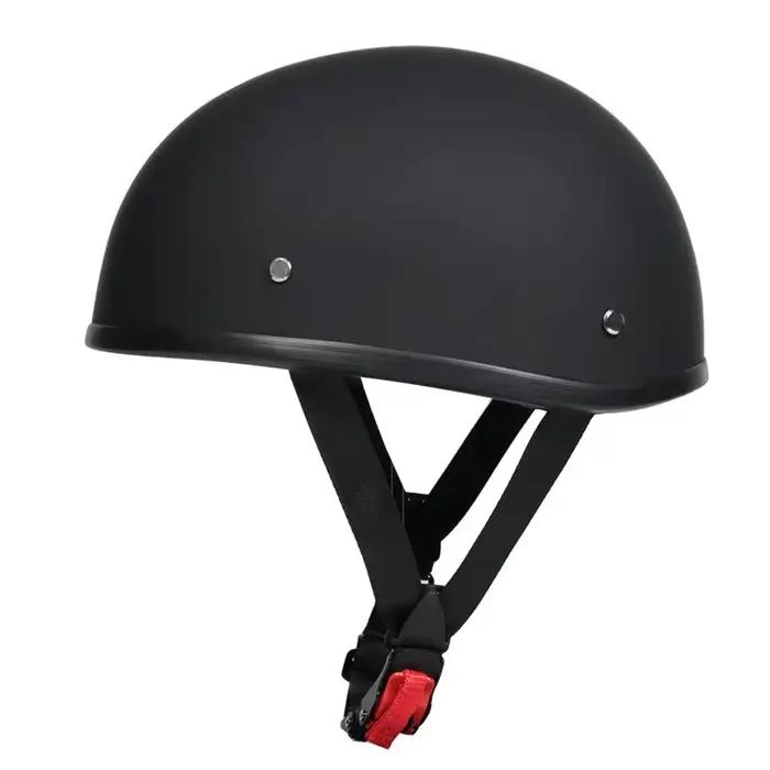 Casque de moto demi-visage vintage, rétro, 138, scooter, Cruiser,Chopper
