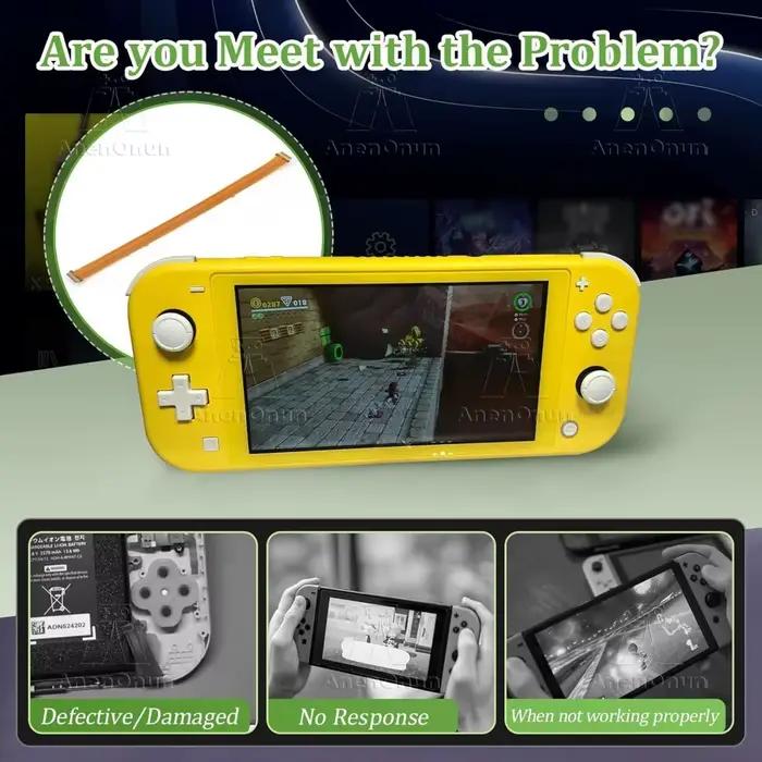Câble flexible de bouton L gauche pour Switch Lite