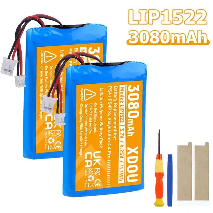 Batterie de contrôleur PS4 pour Sony PlayStation 4 DualShock4 V1 V2 KCR1410 LIP1522 CUH-ZCT2 CUH-ZCT1E
