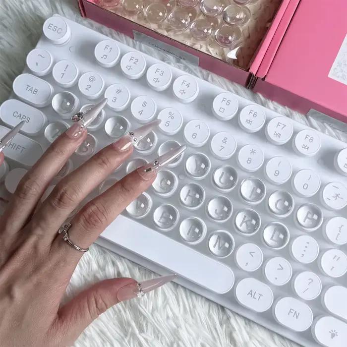 64 outils de typage d'ongles longs