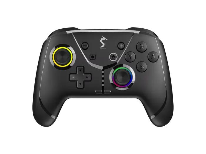Manette de jeu sans fil 6900 pour Switch/Lite/OLED avec lumière RGB