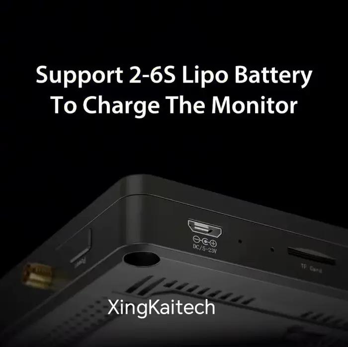 Moniteur FPV 5.8G, écran 5 pouces avec DVR