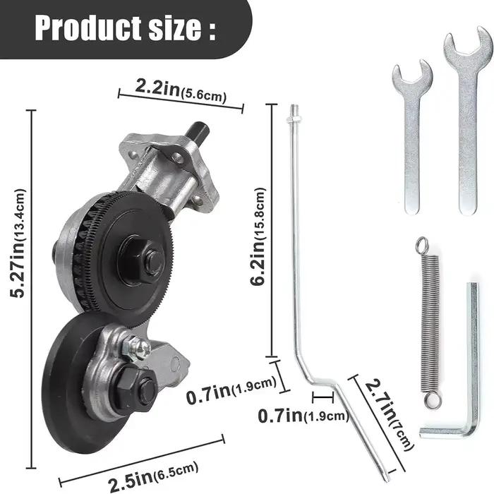 Perceuse électrique, fixation de coupe de plaque, outils de coupe gratuits à Double tête, coupe de tôle de fer, ciseaux de poinçonnage de plaque