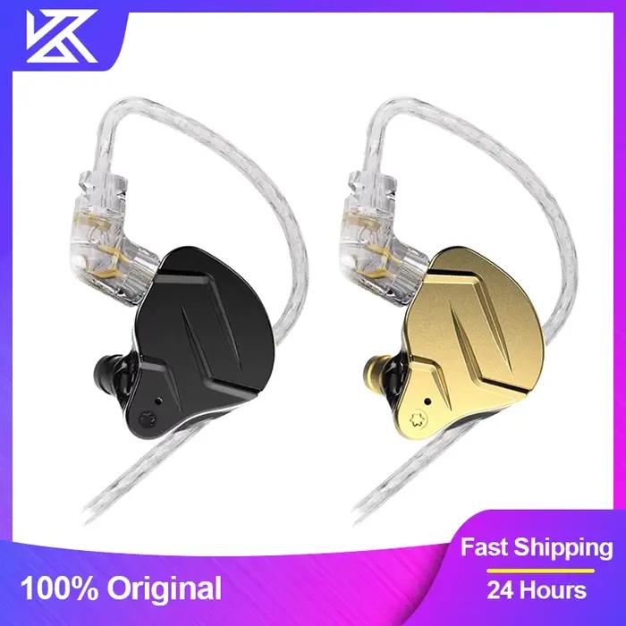 KZ ZSN Pro X casque filaire en métal technologie hybride 1BA + 1DD dans l'oreille moniteur HiFi écouteur avec Microphone