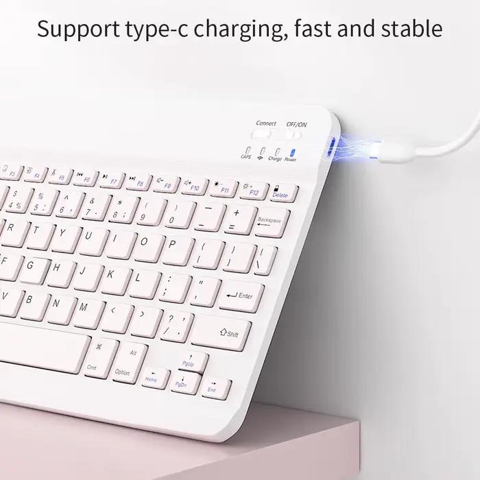 EMTRA Bluetooth clavier sans fil souris pour IOS Android Windows tablette pour IPad Air Mini Pro français arabe hébreu