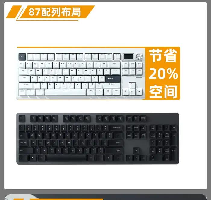 Clavier mécanique sans fil remplaçable à chaud