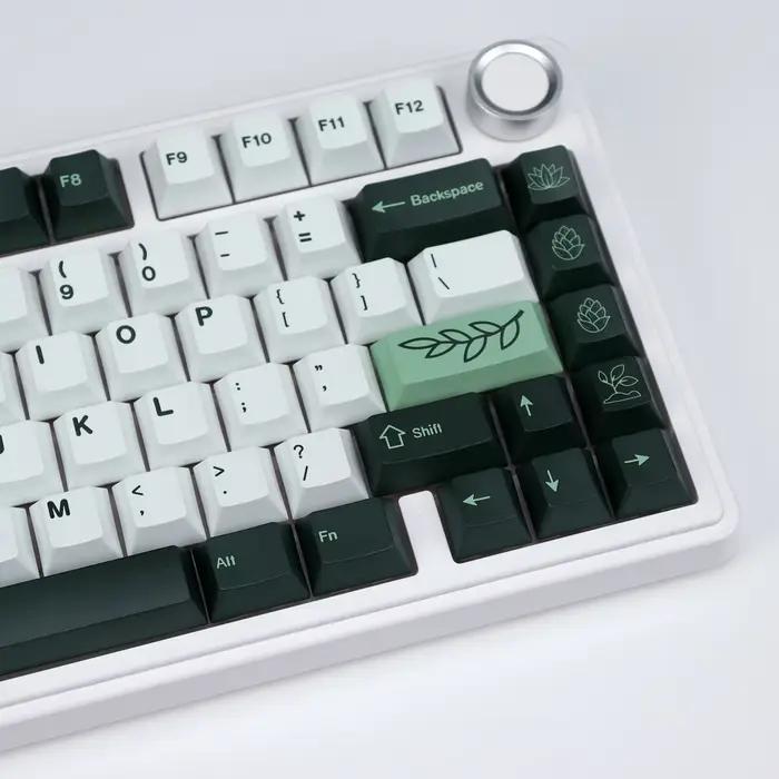 KBDiy GMK – capuchons de touches botaniques rétro PBT