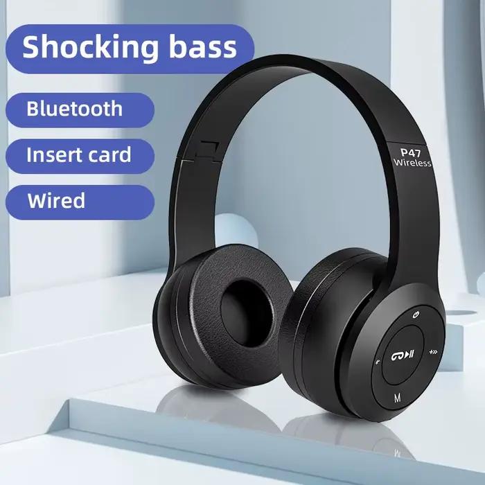 Écouteurs sans fil P47 bluetooth 5.0