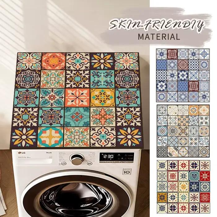 Machine à laver étanche, couvercle anti-poussière, four à micro-ondes, réfrigérateur, tapis de protection supérieur, tapis de vidange de café, napperon de Table