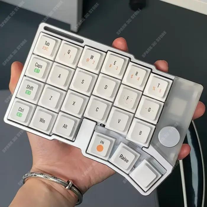 Clavier réparti Cornix 48 touches double mode avec prise en charge filaire et Bluetooth