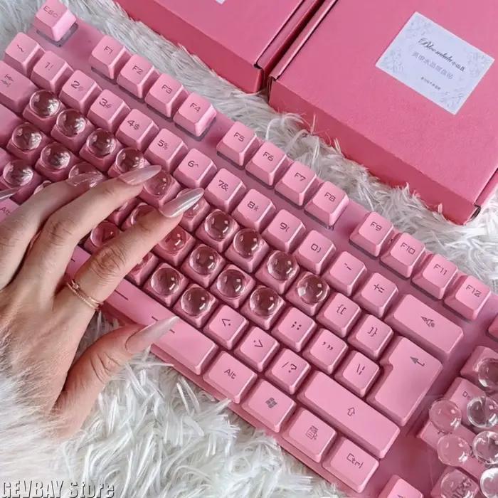 Autocollants de clavier adaptés aux ongles longs