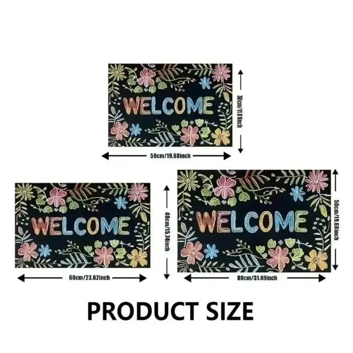 Tapis avec symbole abstrait