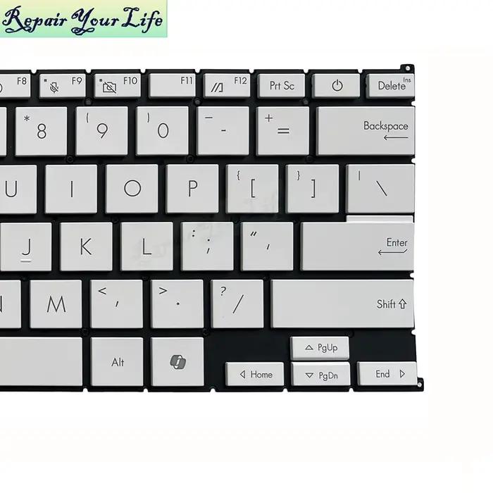 Clavier rétroéclairé anglais américain pour ASUS Zenbook UX5406 UM5606 UX5406SA UM5606WA UM5606KA 0KNB0-261XUS00