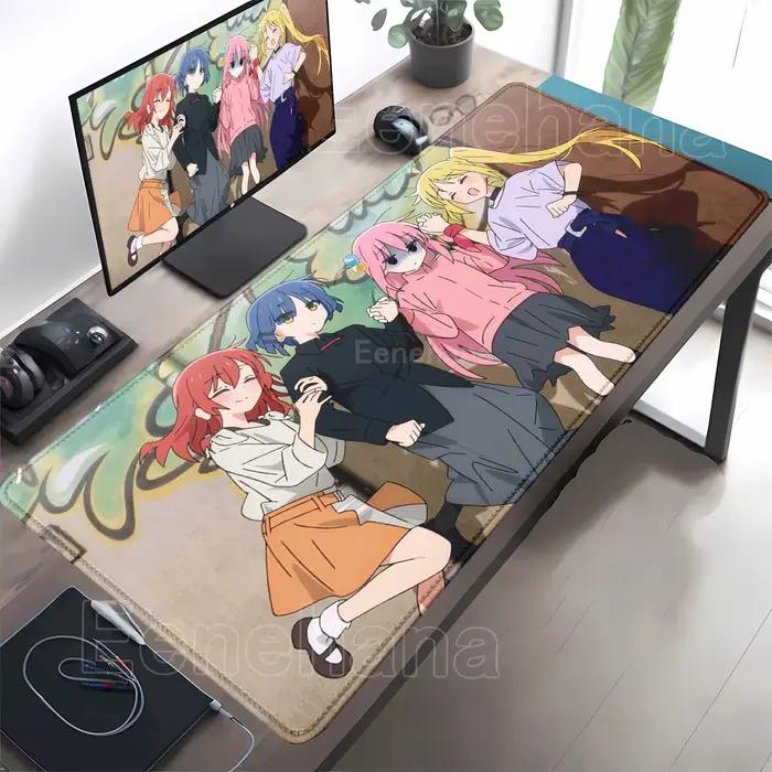 Bocchi The Rock tapis de souris grand jeu jeu en caoutchouc ordinateur HD impression