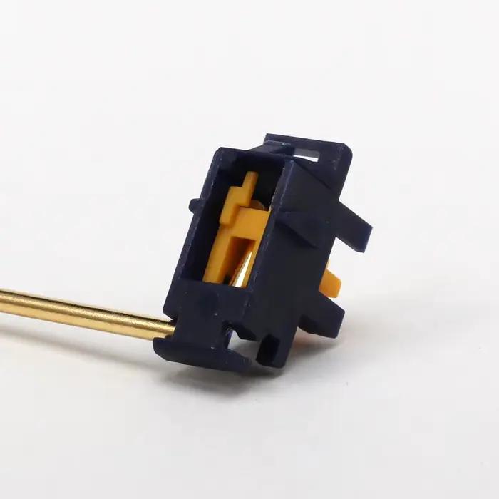 Stabilisateur monté sur plaque bleu nuit pour claviers mécaniques - Fil d'acier