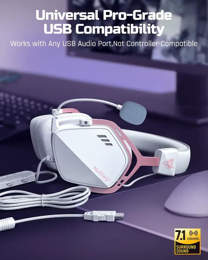 Casque de jeu NUBWO HG03 avec son surround 7.1