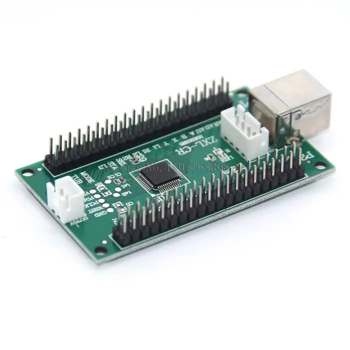 Manette de jeu d'arcade USB 2 joueurs avec câbles de boutons et sticks