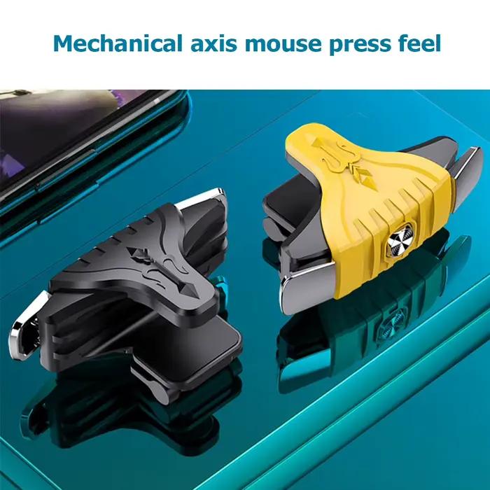 Accessoires pour appareils électroniques F01 1 Paire de manettes de jeu avec boutons de déclenchement pour PUBG