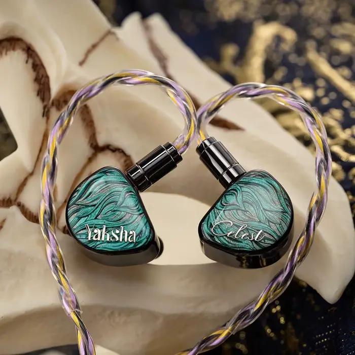 Nouveau casque Celest Yaksha 2DD + 1BA + 1MPD pilotes hybrides moniteur écouteurs IEMs avec 6N OCC argent + câble