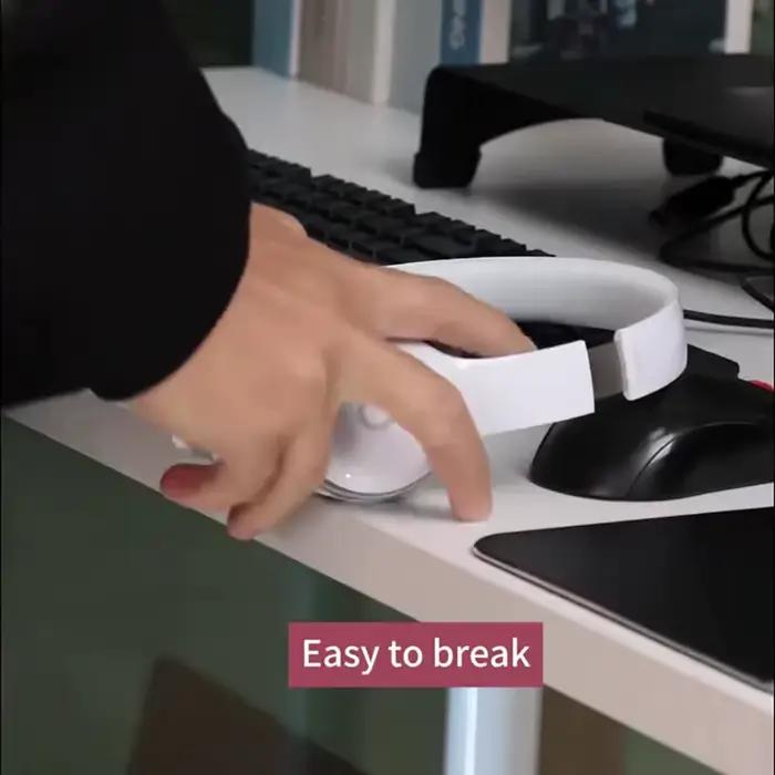 Support de casque universel adhésif en plastique