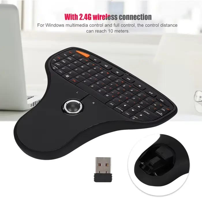 Clavier sans fil QWERTY Trackball