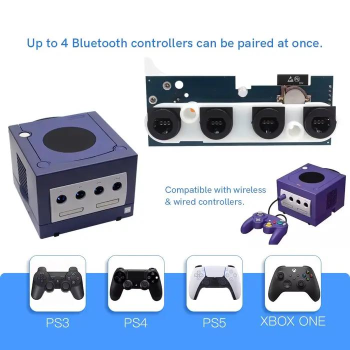 Adaptateur interne sans fil Bluetooth pour contrôleur NGC iBlueControlMod pour console GameCube
