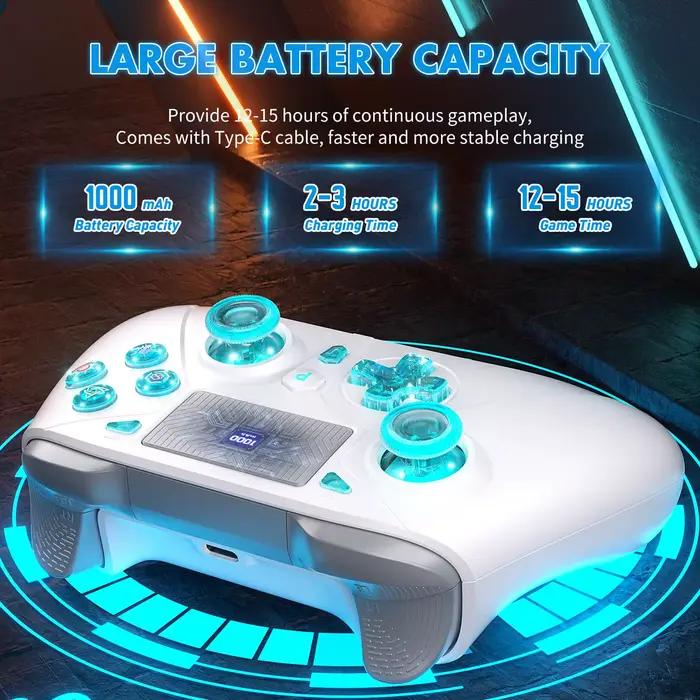 Contrôleur sans fil pour PlayStation 4/PS4 Pro/Slim/PS3/PC/IOS/Switch Turbo