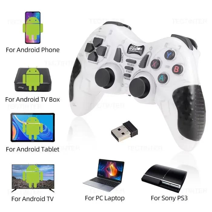 Manette de jeu sans fil pour Super Console X Pro polyvalente compatibles PC Android PS3 TV Box expérience de jeu fluide précision confort maximal