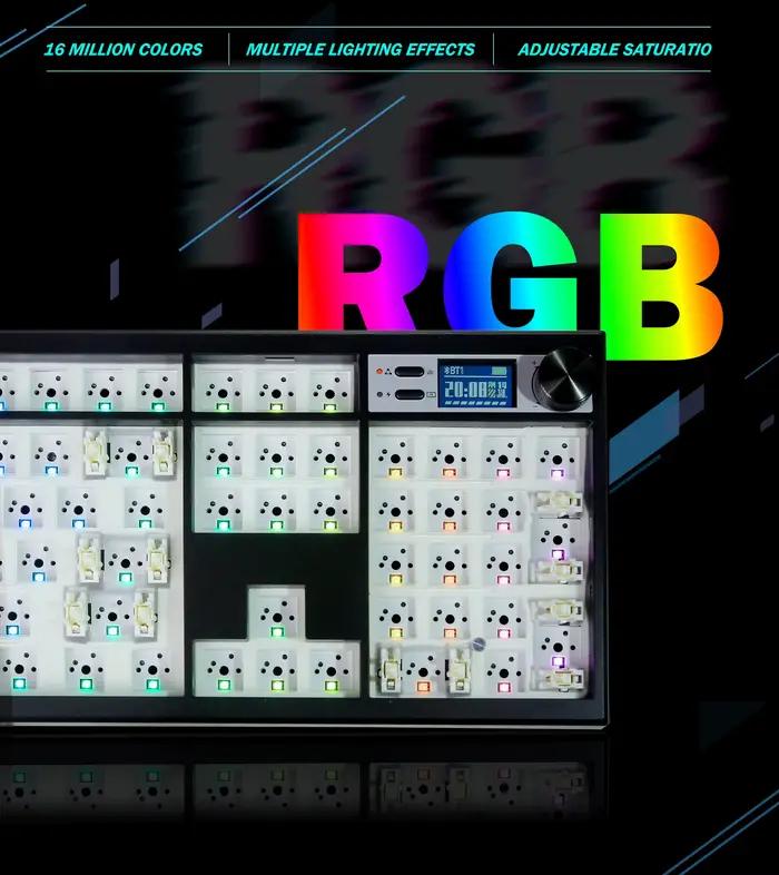 KIT de clavier mécanique GMK104 avec écran d'affichage