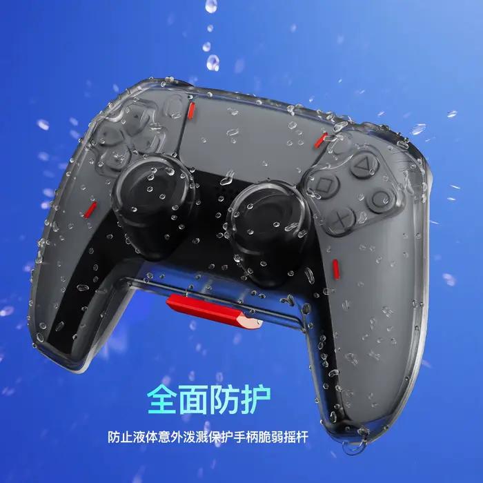 Étui de protection coque en cristal pour contrôleur PS5/PS5 Pro