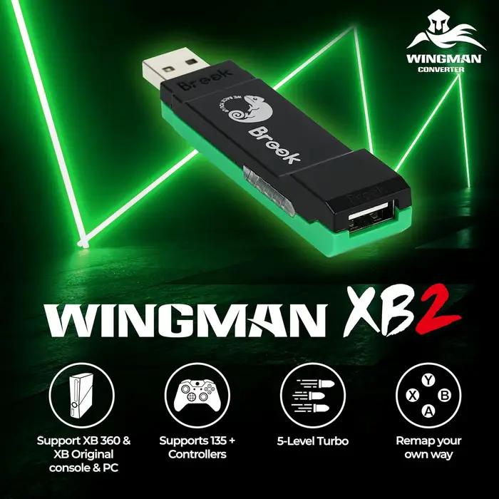 Convertisseur Brook Wingman XB2/XB3 sans fil ; adaptateur XB3 pour Xbox Series X/S