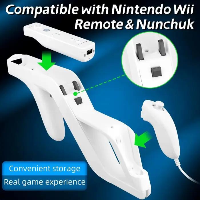 VIKEFON nouveau 1 pièces détachable pour Wii Zapper pistolet pour télécommande accessoires de jeu jeux
