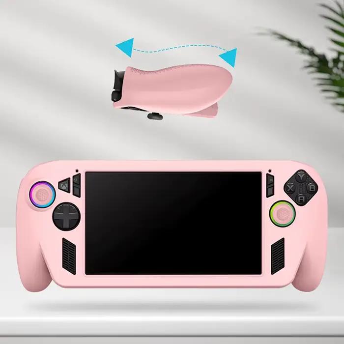 Kit d'accessoires 5 en 1 pour étui de protection ROG Xbox Ally X en silicone doux pour joueurs offrant une protection complète et une utilisation confortable pour des moments de jeu exceptionnels
