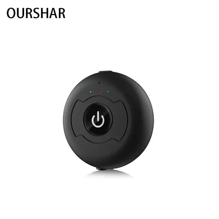 OURSHAR Transmetteur audio Bluetooth multipoint Adaptateur sans fil stéréo haute-fidélité à faible latence Connecter 2 écouteurs 3.5 pour la télévision