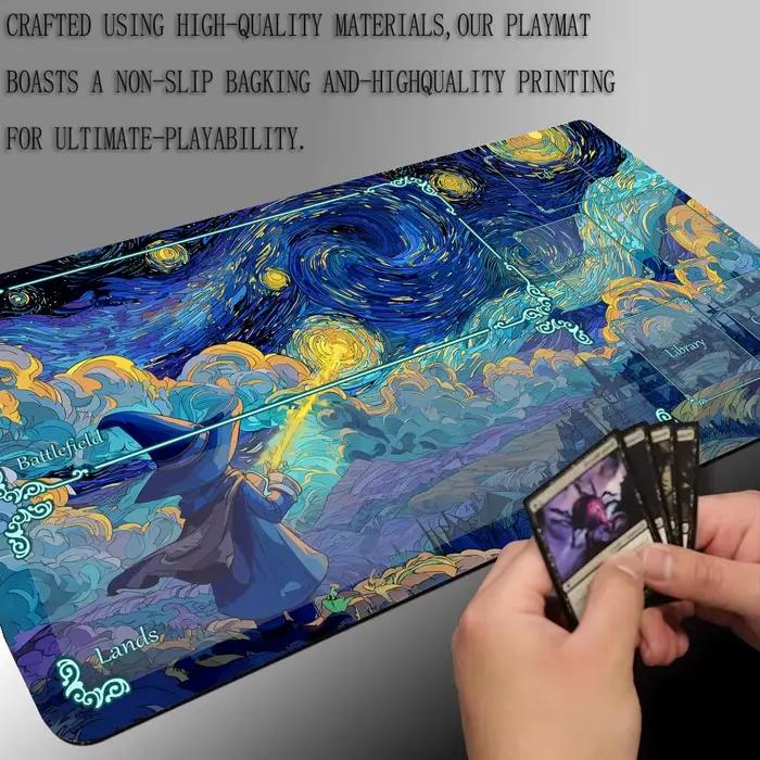 Tapis de jeu MTG style Van Gogh