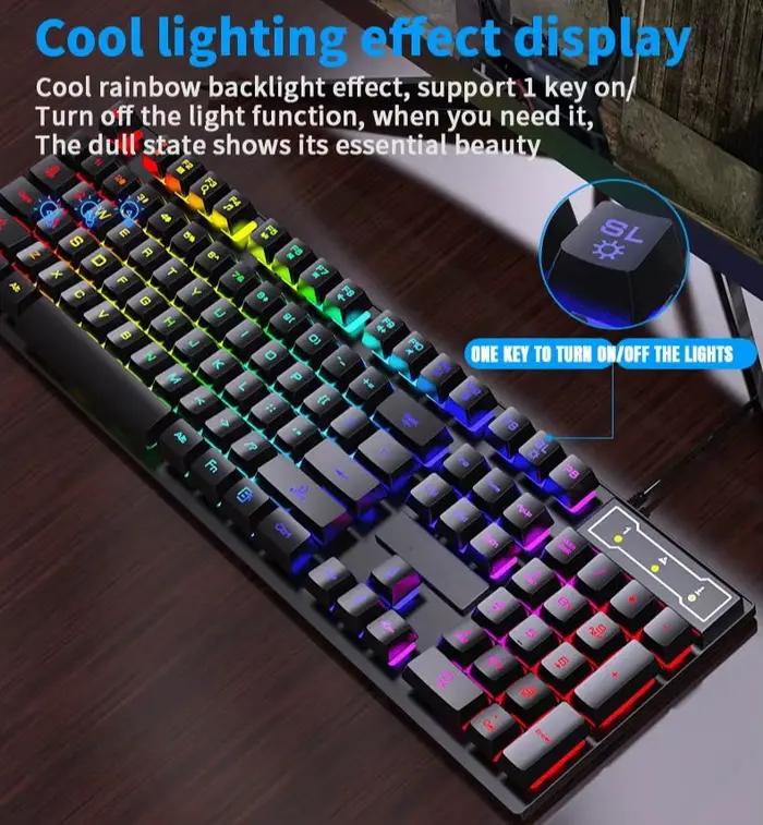 Clavier mécanique filaire rvb