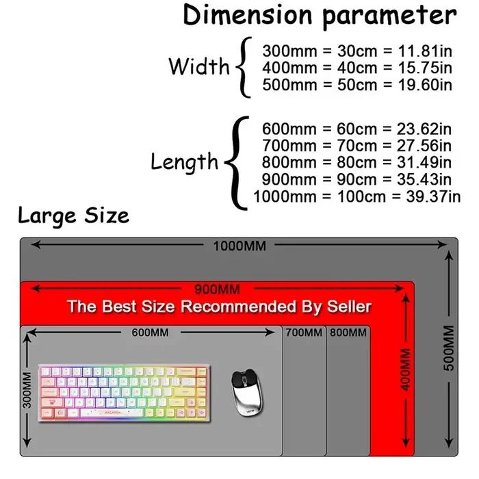 Tapis de souris personnalisé imprimé bricolage grand