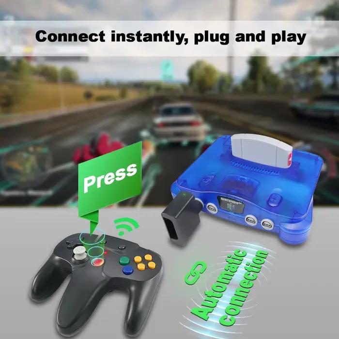 Contrôleur N64 sans fil avec connexion 2