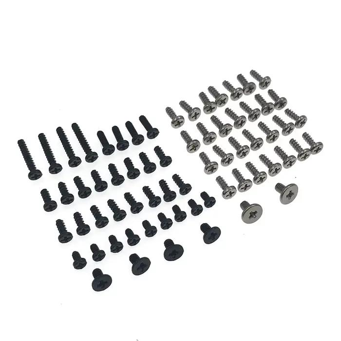 Ensembles de vis de haute qualité pour boîtier de console Steam Deck noir argenté et bleu clair pour gamers occasions spéciales