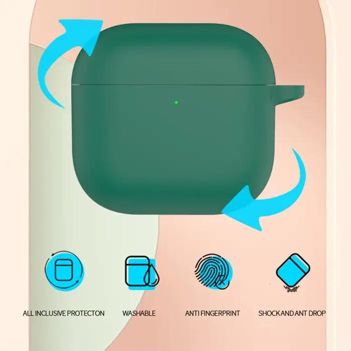 Étui Airpods 4, housse de protection en Silicone souple pour écouteurs Apple Airpods4