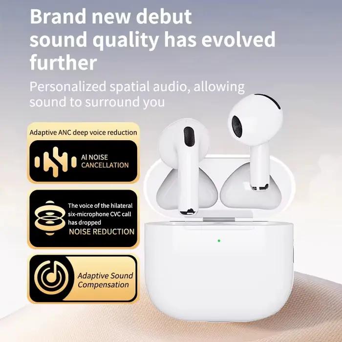 Casque Bluetooth sans fil Air Pod d'origine avec compartiment de chargement
