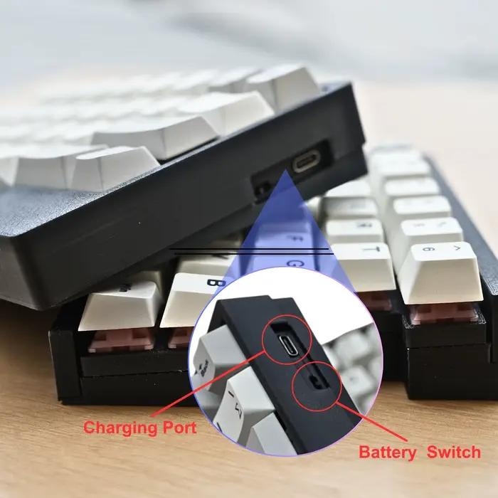 Clavier mécanique ergonomique divisé WHKB