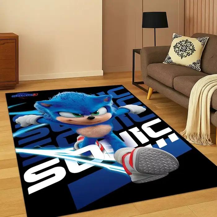 Tapis de jeu de dessin animé s-sonique 3D