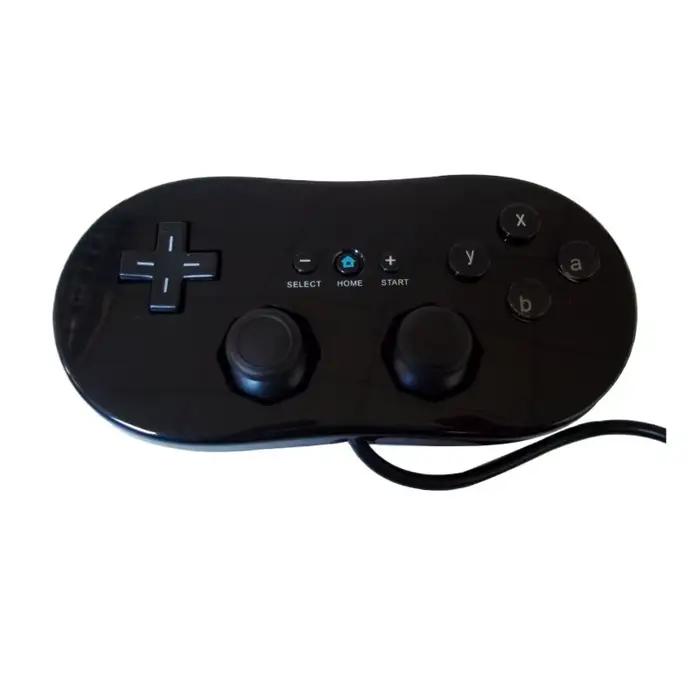 Manette filaire classique pour Nintendo Wii et Wii U joystick analogique compatible avec WiiWare et console virtuelle jeux confortable pour longues sessions de jeu