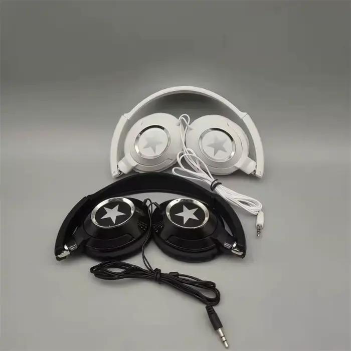 Casque filaire flexible HiFi Sound Music