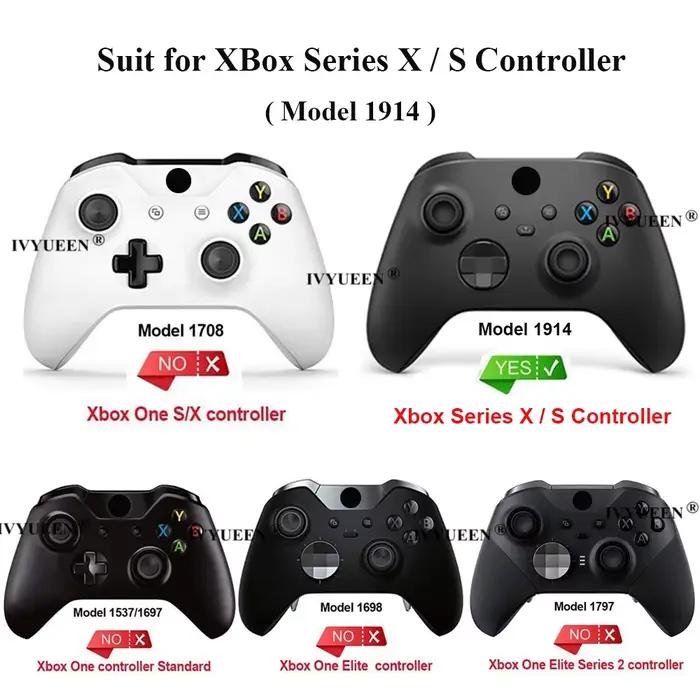 IVYUEEN 10 ensembles de boutons de pare-chocs RB LB blanc noir pour contrôleur XBox série S X déclencheur Surround Guide