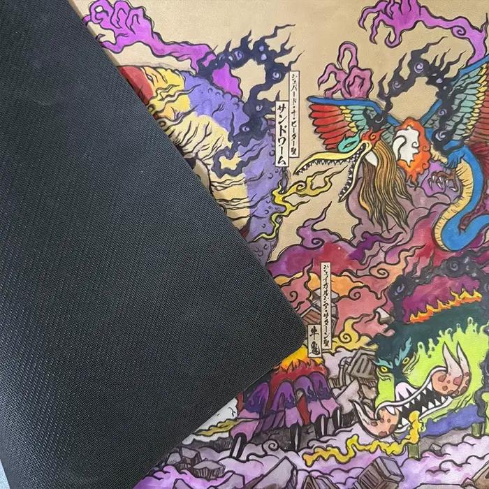 Tapis de jeu DIY One Piece OPCG Five Elders St.Topman Warcury StEthanbaron·V·Nusjuro StShepherd Ju Peter en caoutchouc