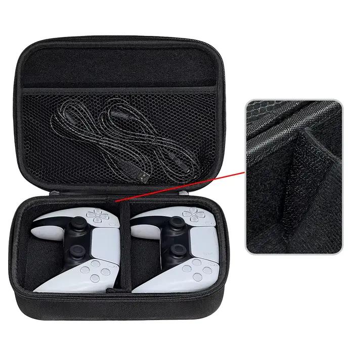 Convient pour PS5/PS4 et divers contrôleurs de jeu - boîte de rangement portable pour double contrôleur