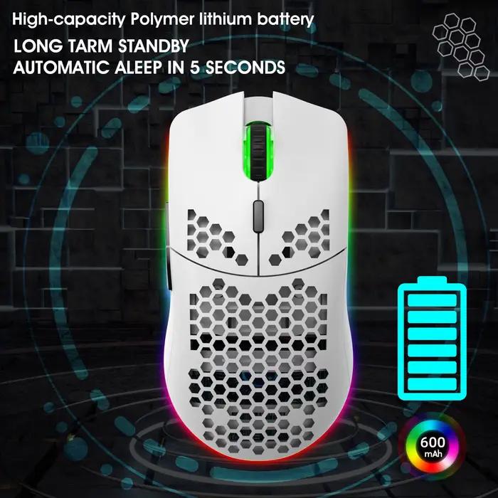Souris sans fil 2, 4 G avec batterie rechargeable intégrée